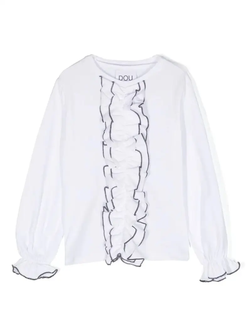 BLUSA CON RUCHES DOUUOD
