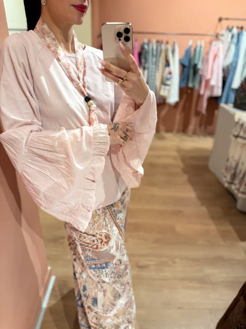Blusa rosa
