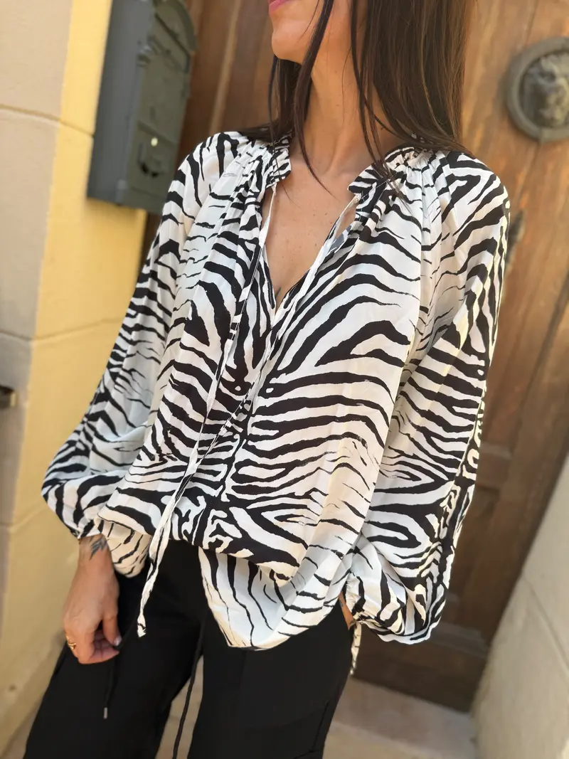 Blusa zebra