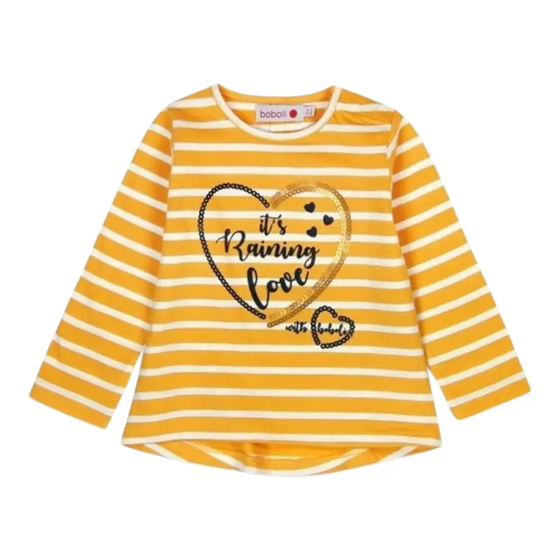 Boboli Shirt tinta unita Girocollo Giallo per Neonata