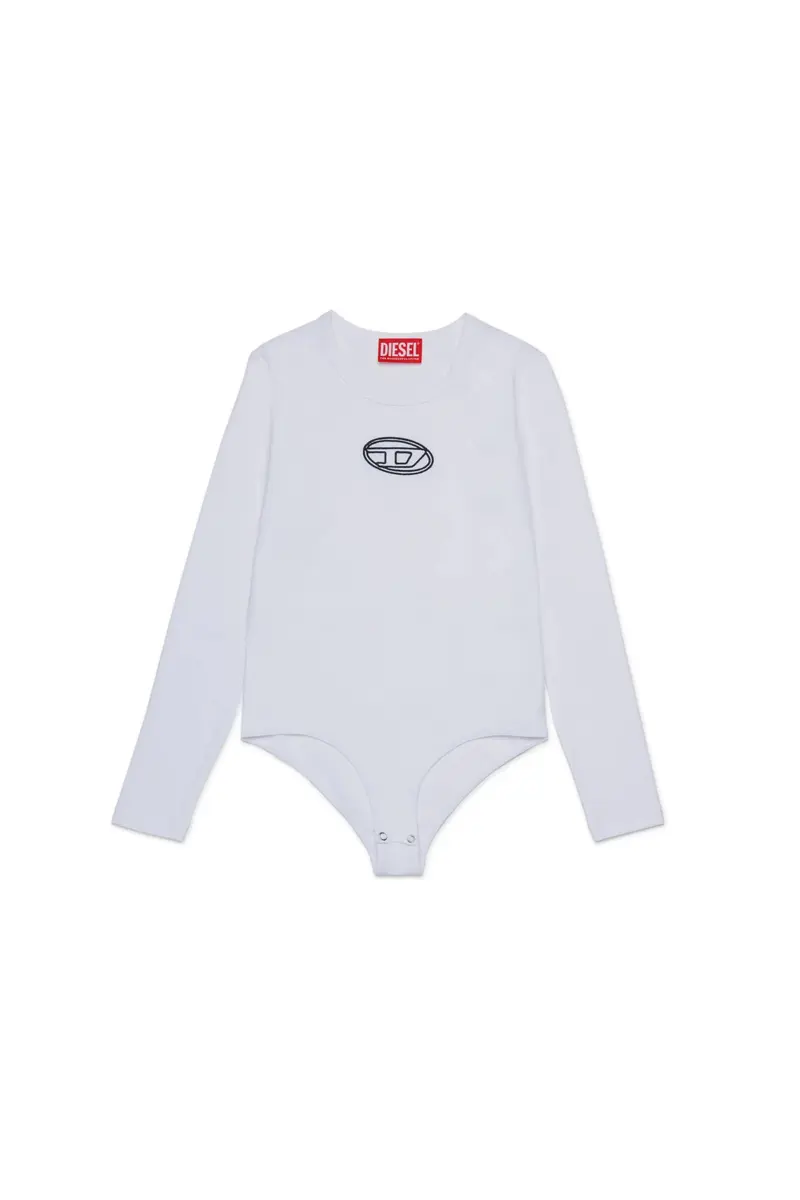 BODY BIANCO CON LOGO NERO DIESEL