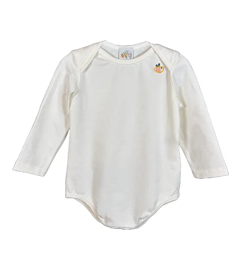 Body in cotone biologico - Avorio
