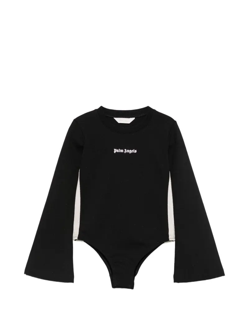 Body per bambina Palm Angels Kids con logo