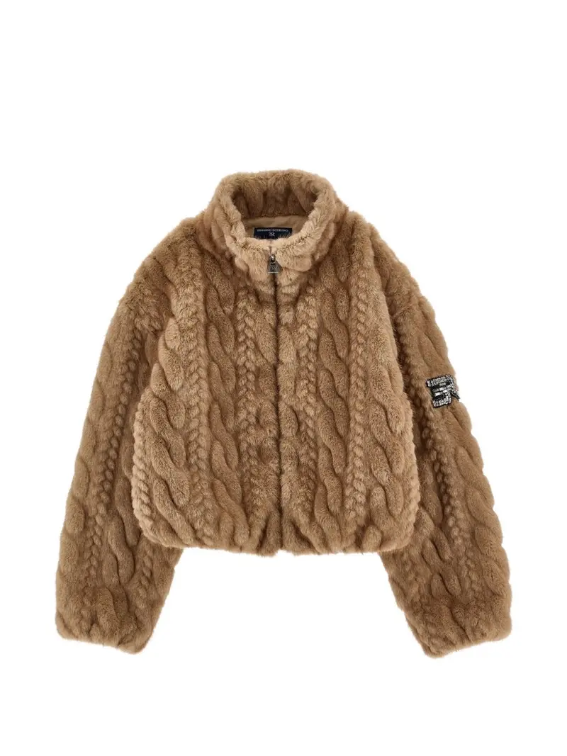 Bomber per bambina Ermanno Scervino Kids teddy
