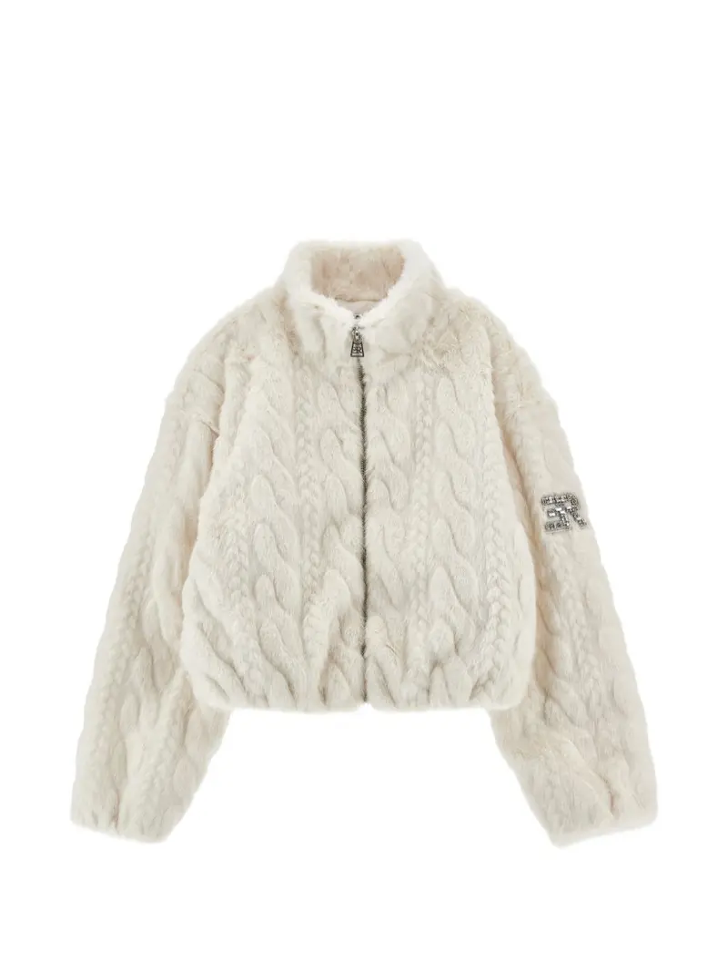Bomber per bambina Ermanno Scervino Kids teddy