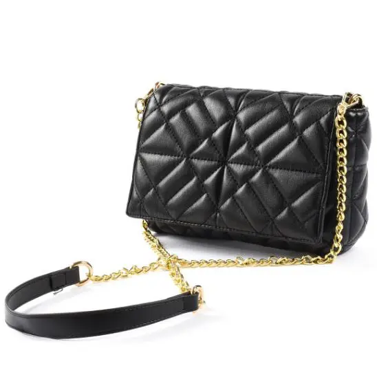 Borsa bambina nera trapuntata