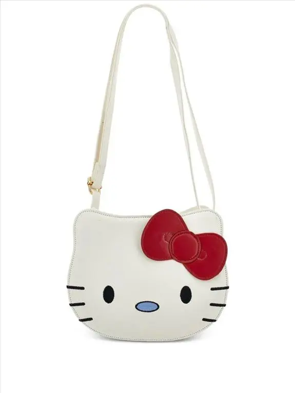Borsa bianca per bambina con Hello Kitty.