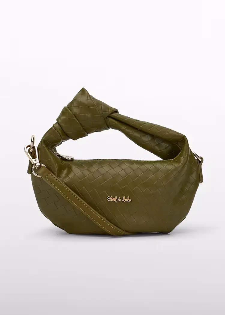 Borsa ecopelle intrecciata Abel & Lula