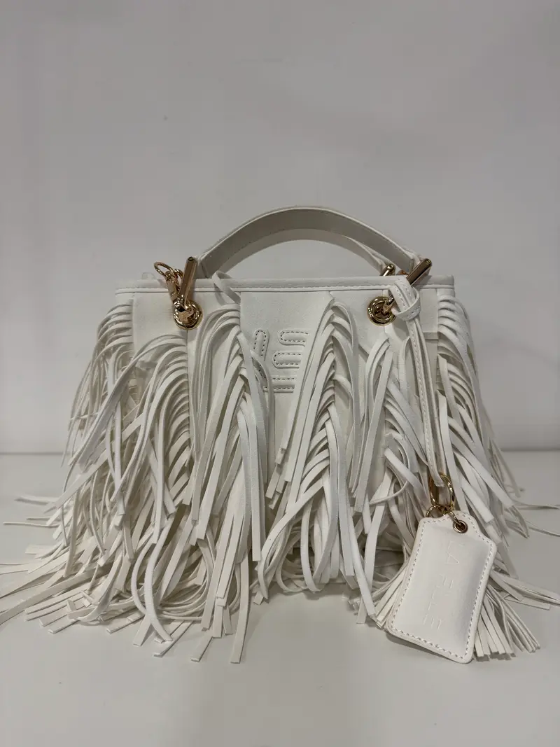 Borsa FATIMA CHAMOIS La Fille Des Fleurs