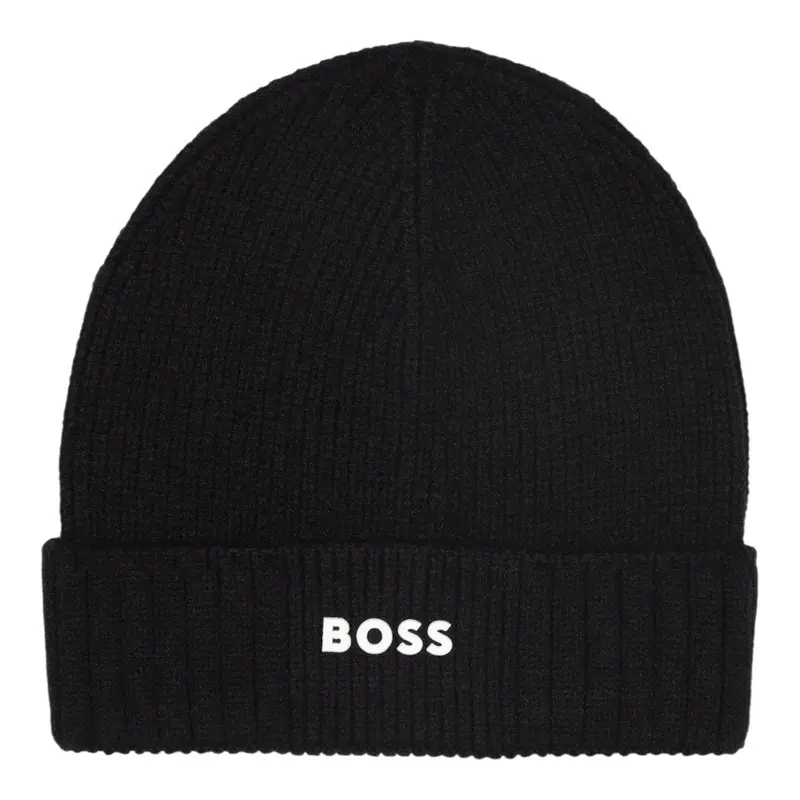 Boss Cappello tinta unita con Logo Nero per Bambino