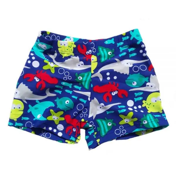 Boxer da bagno neonato bambino fantasia mare