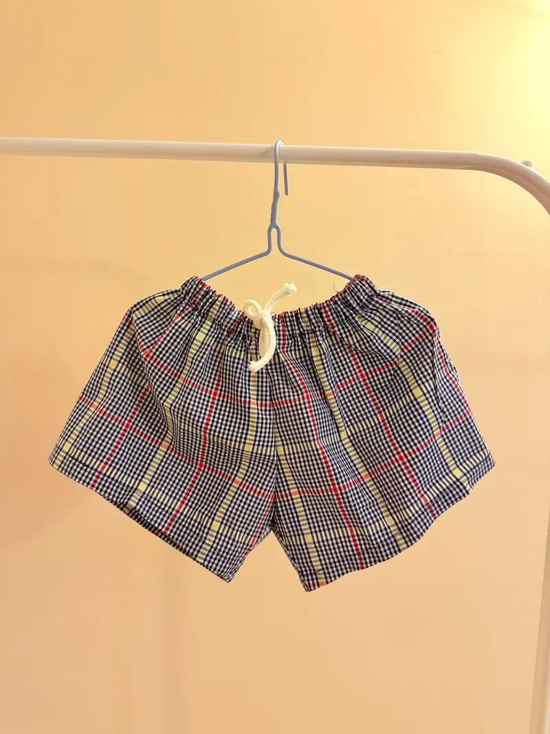 Boxer quadretti blu