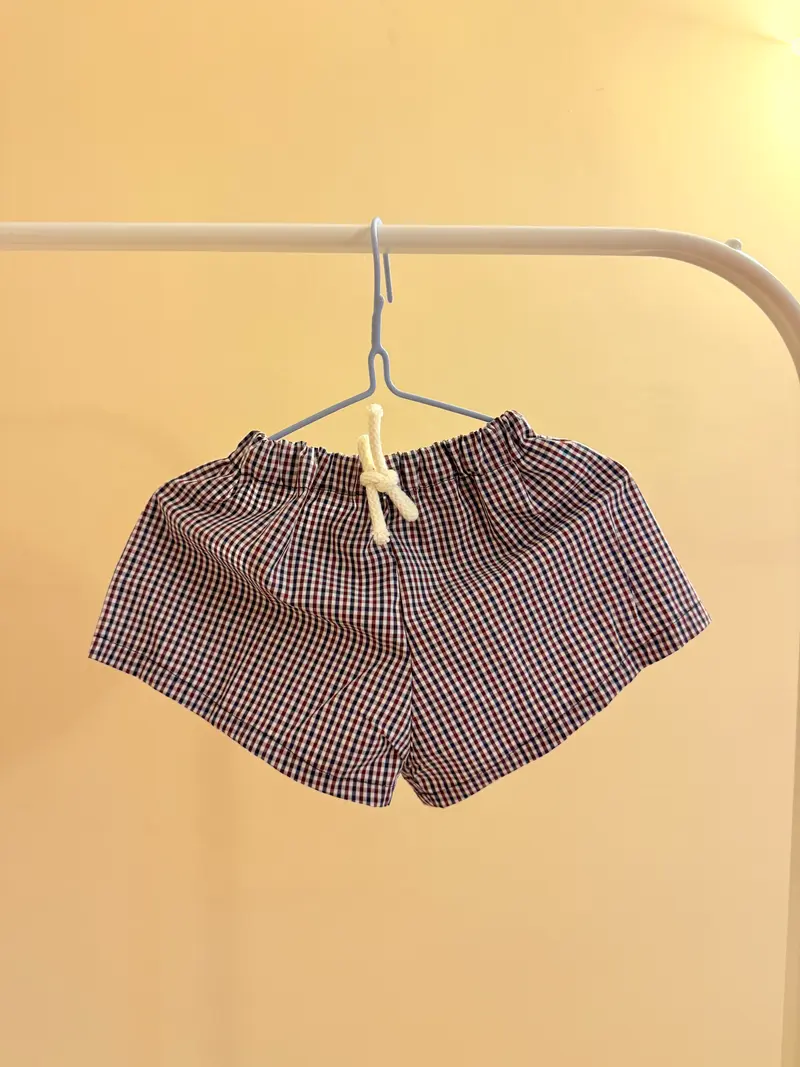 Boxer quadretti bordeaux