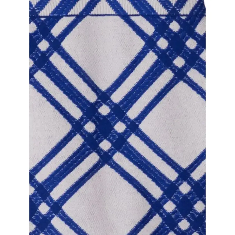 Burberry Gonna tinta unita con Stampa Panna per Bambina