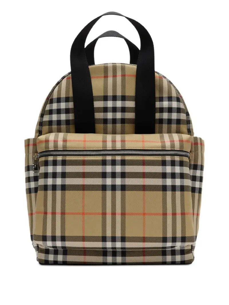 Burberry Kids zaino in check