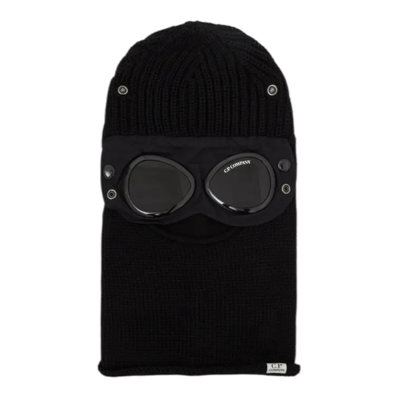 C.P. Company Cappello tinta unita Nero per Bambino