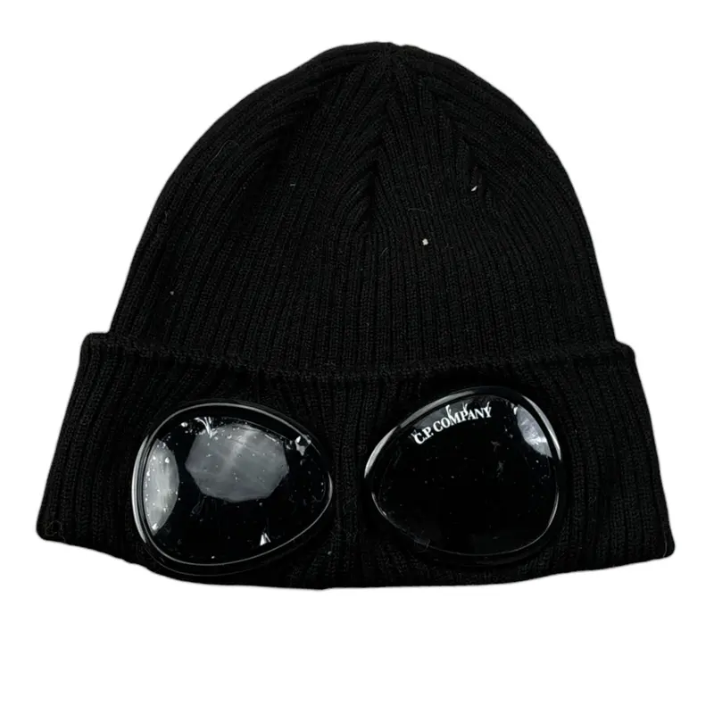 C.P. Company Cappello tinta unita Nero per Bambino