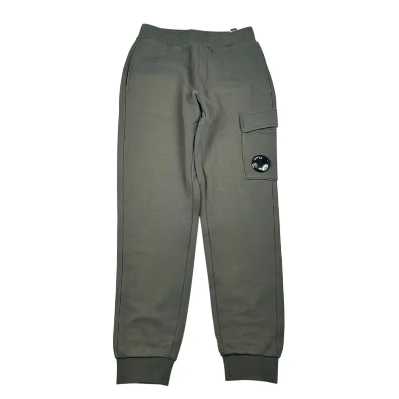 C.P. Company Pantalone Modello Tuta tinta unita Verde per Bambino
