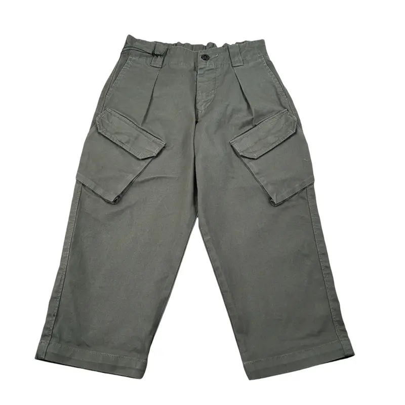 C.P. Company Pantalone tinta unita con Elastico In Vita Verde per Bambino