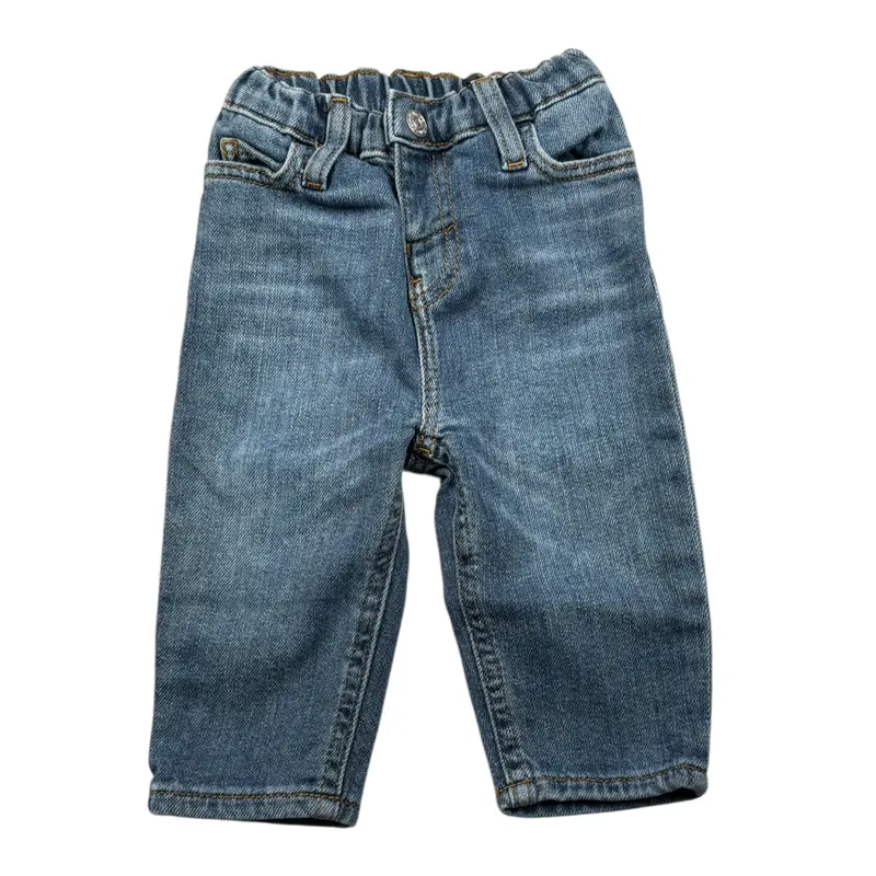 Calvin Klein Jeans tinta unita con Elastico In Vita Blu per Neonato
