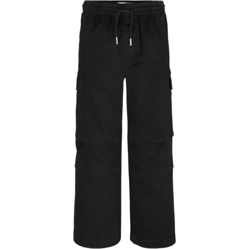 Calvin Klein Pantalone tinta unita Modello Palazzo Nero per Bambina