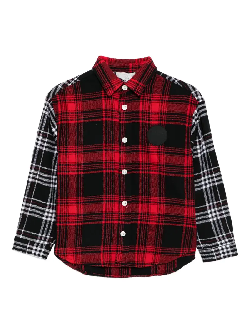 CAMICIA A QUADRI ROSSO STELLA MCCARTNEY