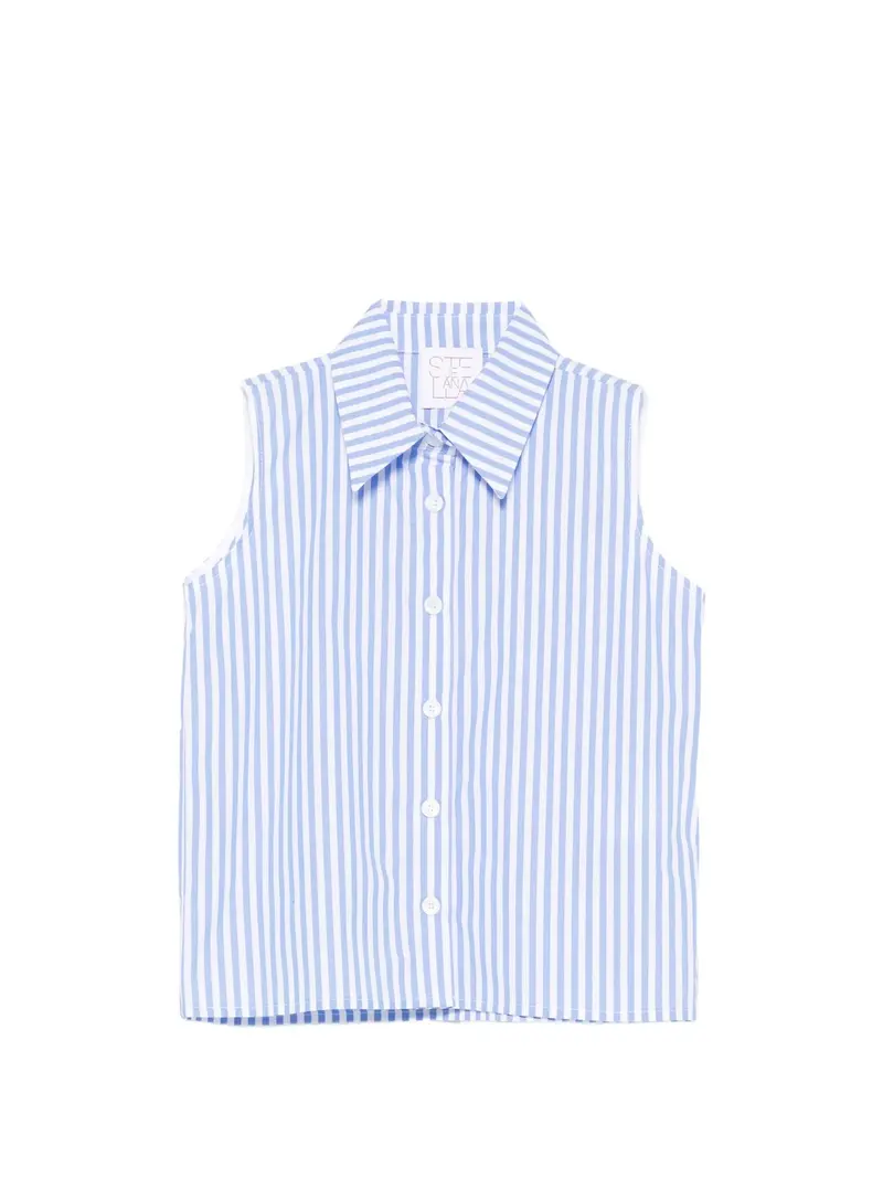 CAMICIA A RIGHE BIANCO E BLU STELLA JEAN