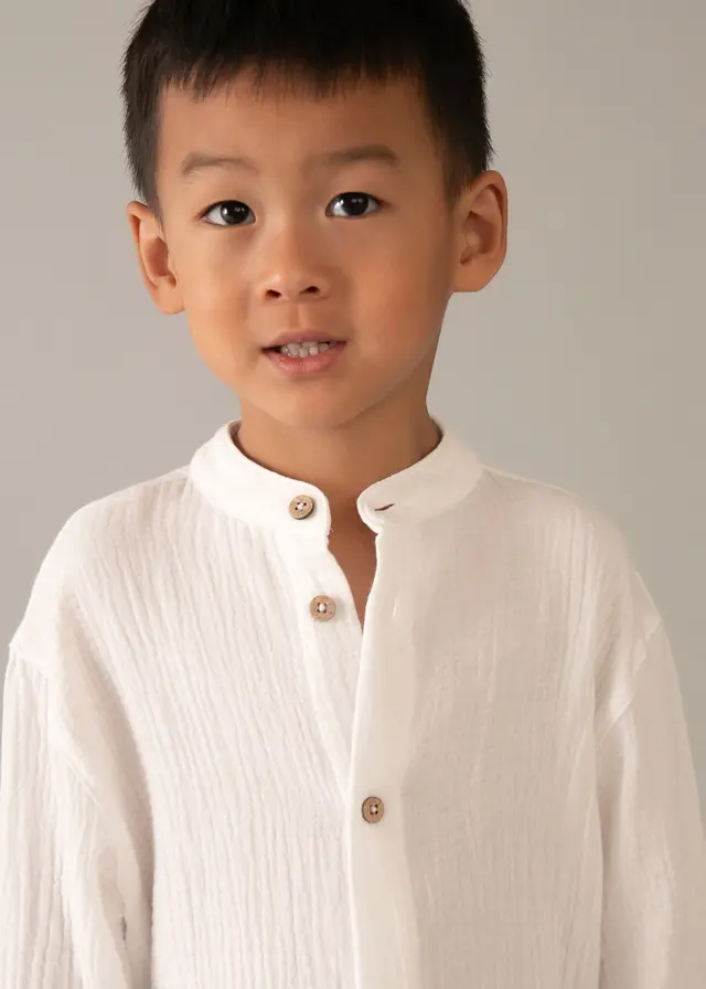 camicia bimbo m/lunga
