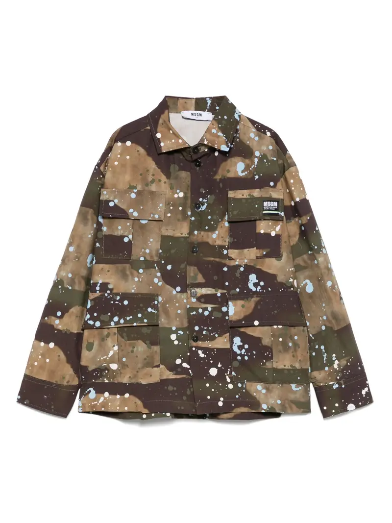 CAMICIA CAMOUFLAGE MSGM