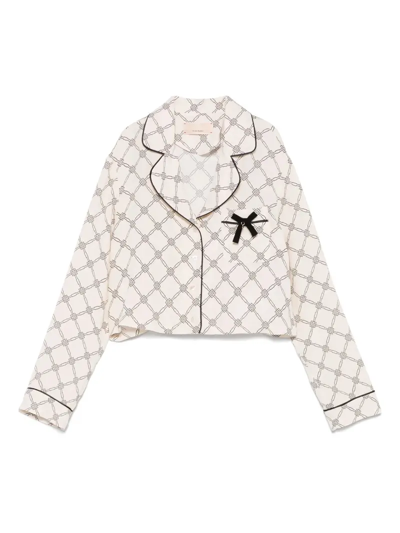 CAMICIA CON TASCHINO FIOCCO LOGATA ELISABETTA FRANCHI