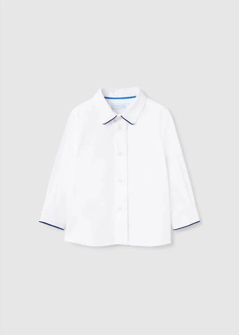 Camicia Dettagli Contrasto Neonato