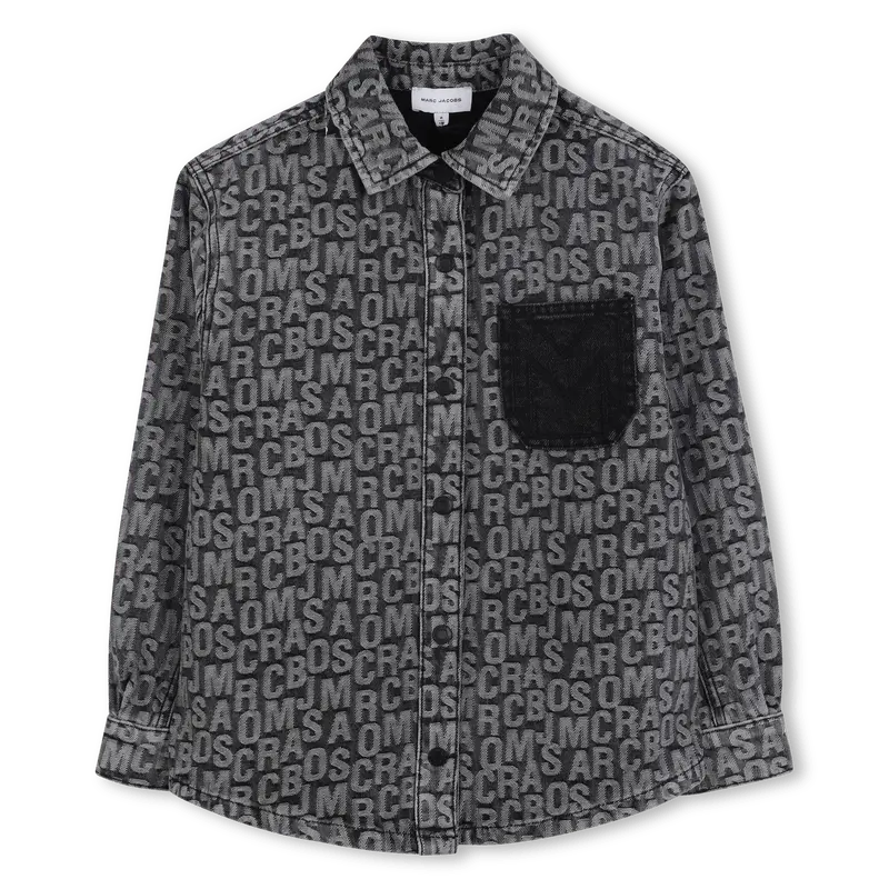 CAMICIA IN DENI NERO LOGATA MARC JACOBS