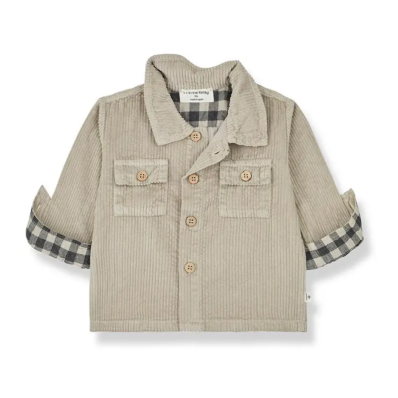 Camicia in velluto a coste