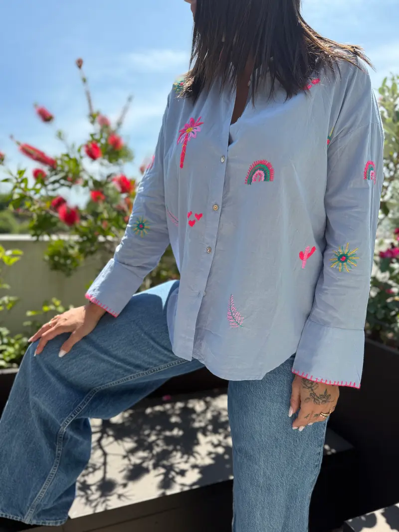 Camicia Light Blue