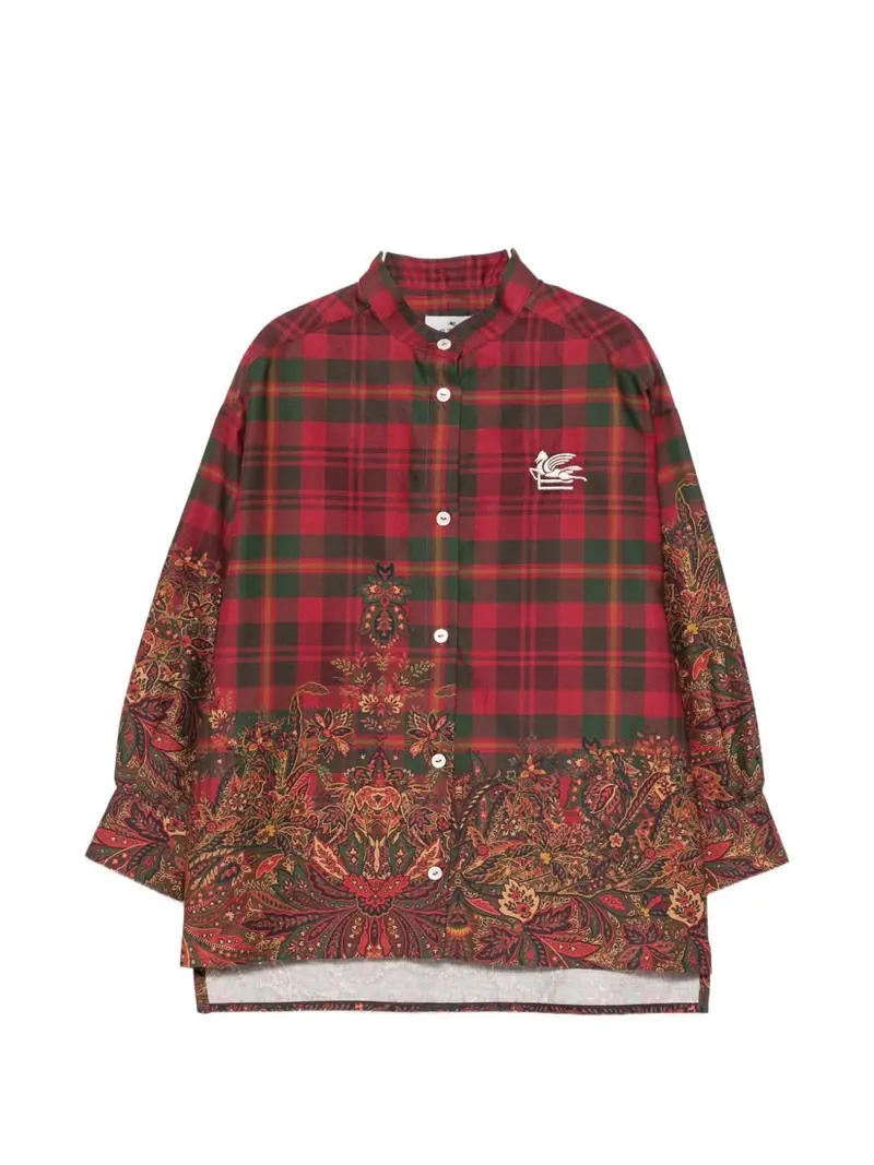 Camicia per bambina Etro Kids a quadri