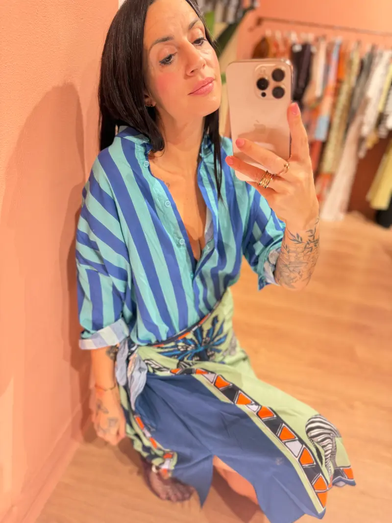 Camicia righe ocean
