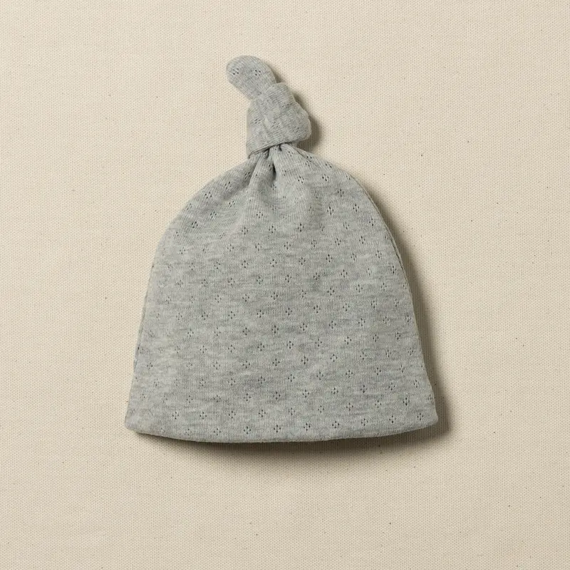 CAPPELLINO CON NODO POINTELLE - GREY