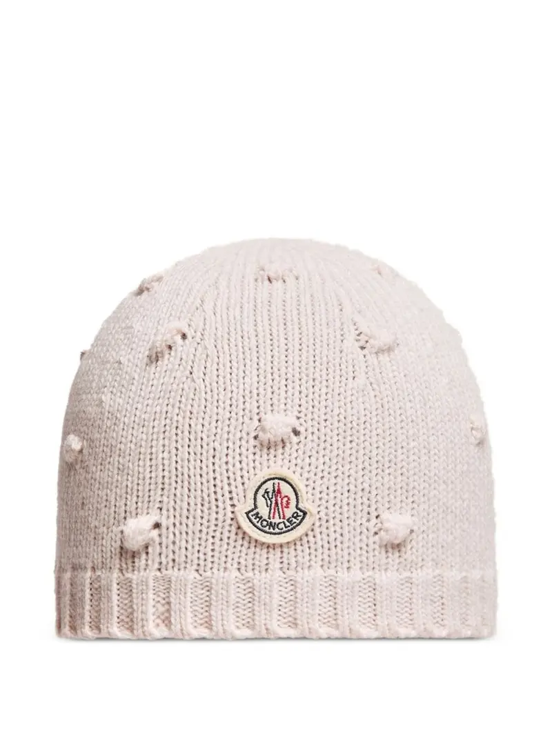 Cappello per neonata Moncler Enfant con logo
