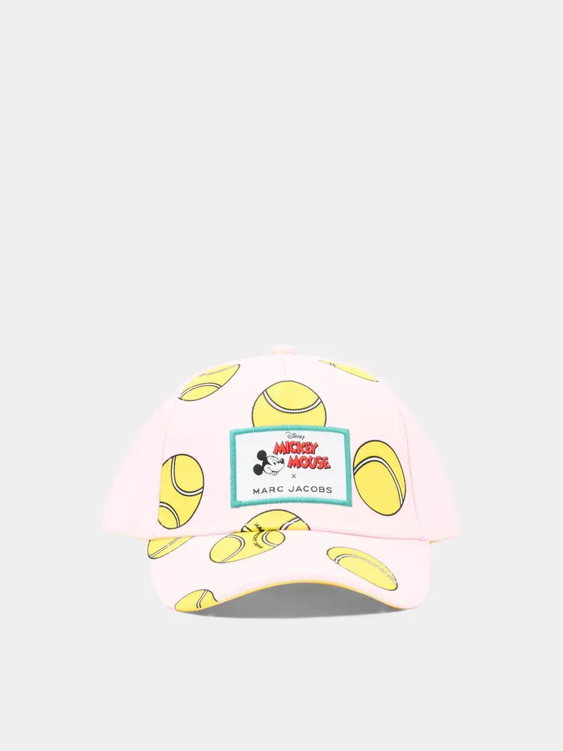 CAPPELLO ROSA CON PALLINE DA TENNIS MARC JACOBS