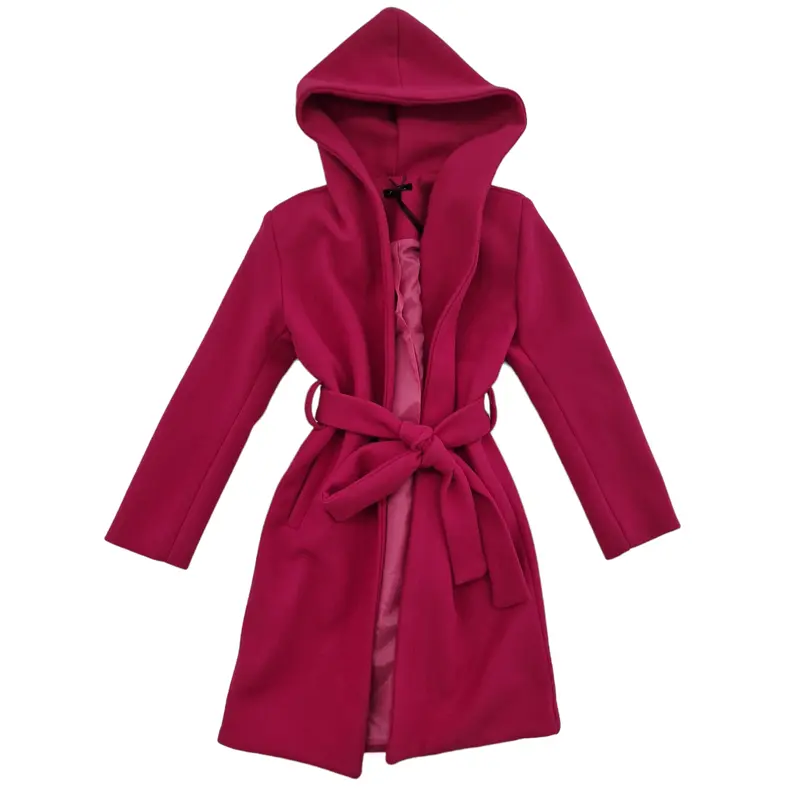 Cappotto bambina fuxia stile accappatoio