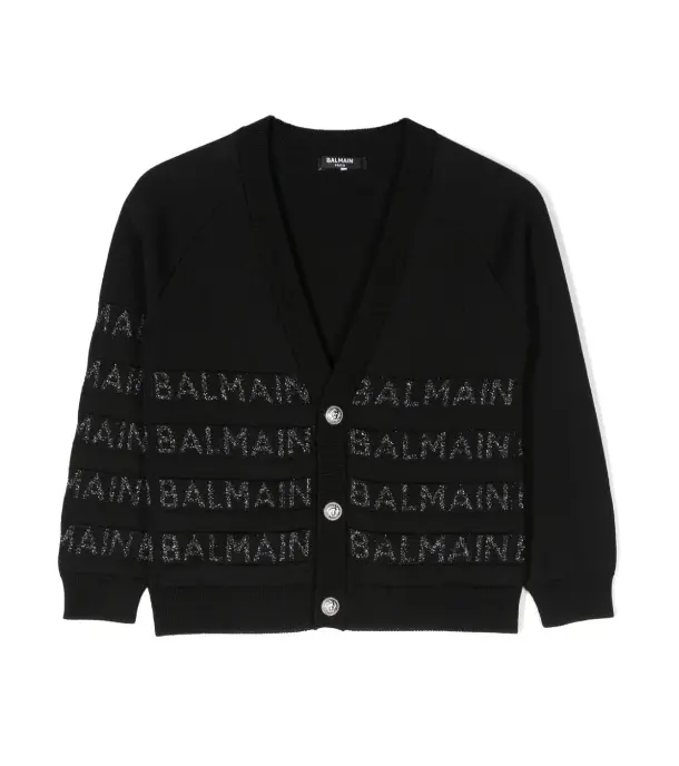 Cardigan con ricamo