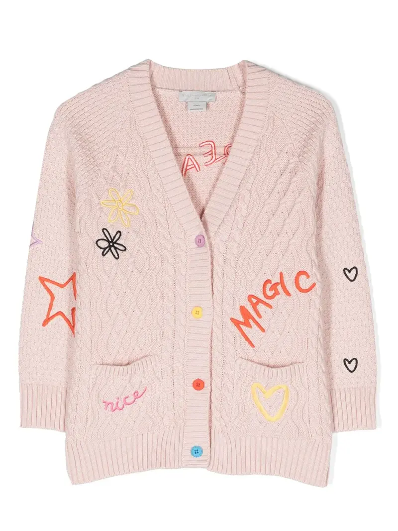 CARDIGAN CON RICAMO STELLA MCCARTNEY