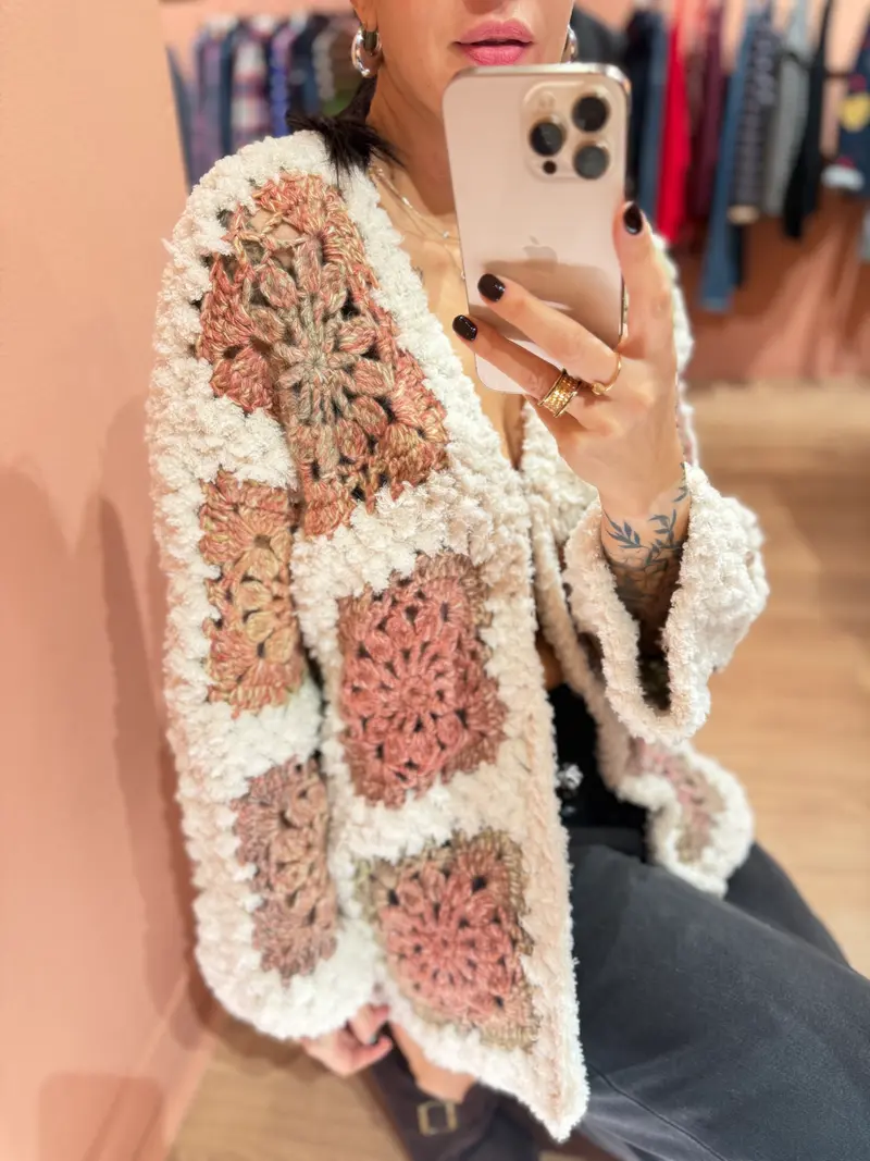 Cardigan Crochet Patchwork