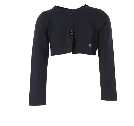 Cardigan crop a bottoni