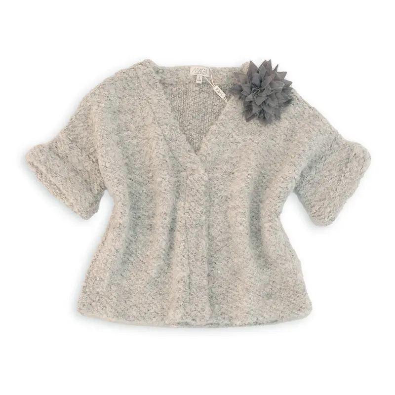 CARDIGAN FLUENTE GRIGIO