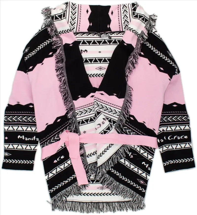 Cardigan frange