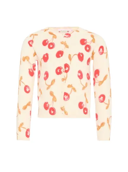 Cardigan multicolor cherry