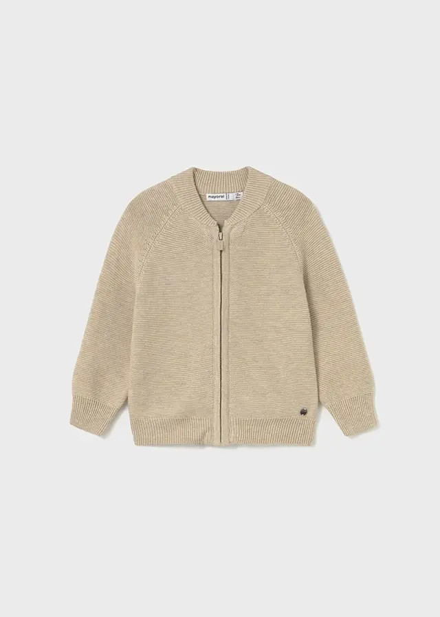 cardigan neonato tricot cerniera