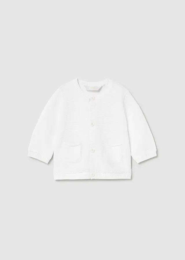 cardigan neonato tricot
