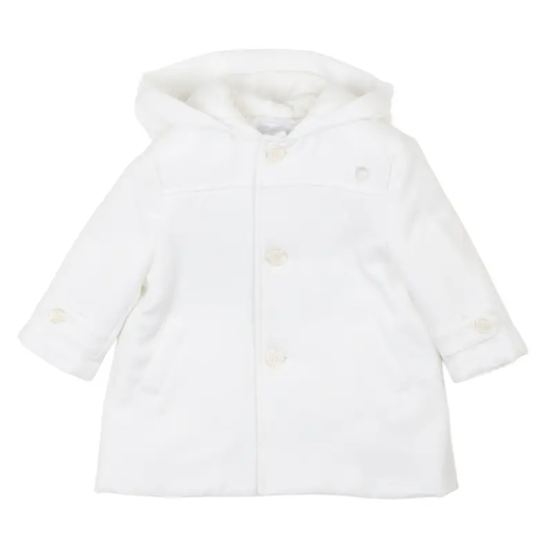 Carlo Pignatelli Cappottino bianco neonato bambino